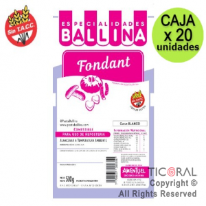 FONDANT BALLINA X 500 GR 20 x 1